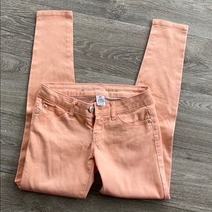 Peachy/coral color pants